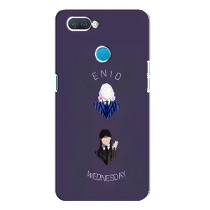 Чохли Венсдей на OPPO A12 Уенсдей (AlphaPrint) (Венздей і подруга)