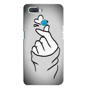 Чехол с принтом «Значок Love» для OPPO A12