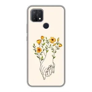 Чехлы для любимой на ОPПО A15 (VPrint) (Руки любві)