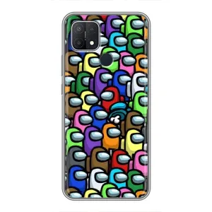 Чехол Амонг Ас для OPPO A15 (AlphaPrint)