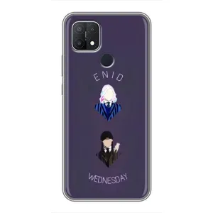 Чохли Венсдей на OPPO A15 Уенсдей (AlphaPrint) (Венздей і подруга)