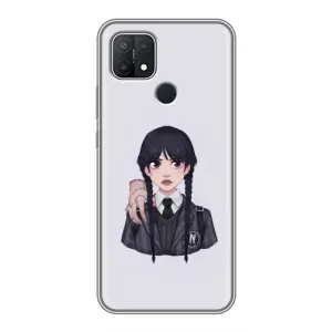 Чохли Венсдей на OPPO A15 Уенсдей (AlphaPrint) (Венздей і Річ)