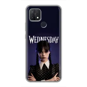 Чохли Венсдей на OPPO A15 Уенсдей (AlphaPrint) (Wednesday)