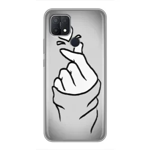 Чехол с принтом «Значок Love» для OPPO A15