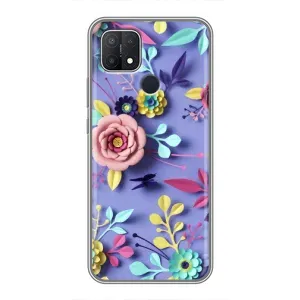 Чохли з квітами для OPPO A15s (VPrint) (Дизайн квітів)