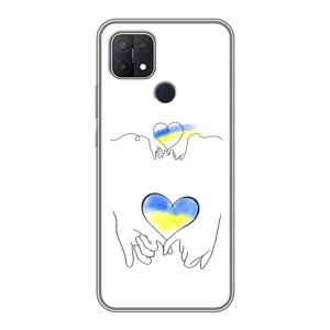 Чохол для Патріота України OPPO A15s - (AlphaPrint) (Мир Україні)