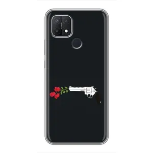 Чехлы (ART) Цветы на OPPO A15s (VPrint) (Неочікувані квіти)