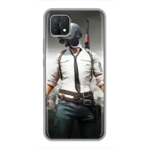 Чехол PUBG для Оппо А15с (AlphaPrint)