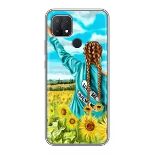 Чохол для Патріота України OPPO A15s - (AlphaPrint) (Україночка)