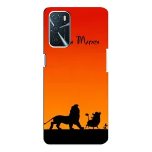 Чохол Король лев на OPPO A16 (Акуна Матата закат)