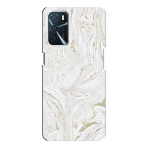 Чехол с принтом «Белый мрамор» для OPPO A16