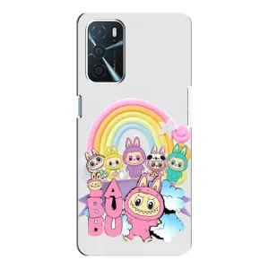 Чохол з принтом «Фон Лабубу» для OPPO A16