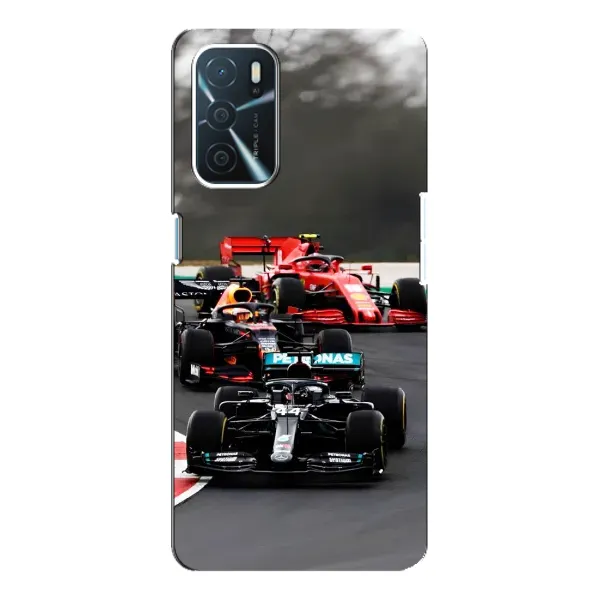 Чохол з принтом «Гонка Формула 1» для OPPO A16 Чохол з принтом «Гонка Формула 1» для OPPO A16
