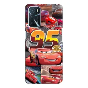 Силіконовий чохол Маквін для Oppo A16 (Колаж Блискавка Маквін)