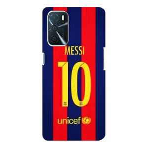 Чохли Мессі для Oppo A16 (AlphaPrint) (Messi Barca 10)