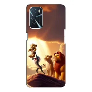Чохол Король лев на OPPO A16 (Сімба на презентації)