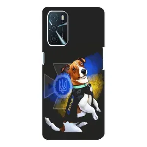Чохли з картинкою собаки Патрон для Oppo A16 (AlphaPrint) (Патрон собачка)