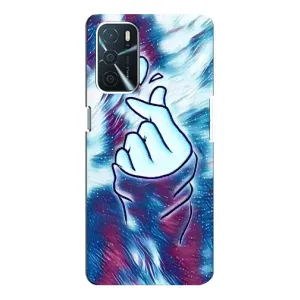 Чехол с принтом «Радужное сердце» для OPPO A16