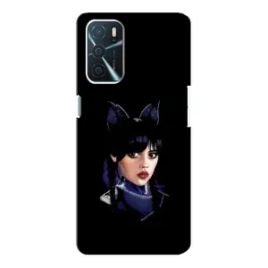 Чохли Венсдей на Oppo A16 Уенсдей (AlphaPrint) (серйозна Венздей)