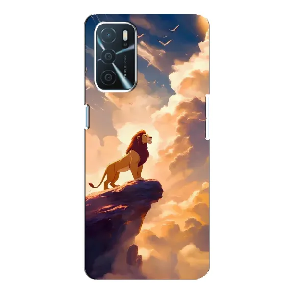 Чохол з принтом «Сімба на скелі» для OPPO A16