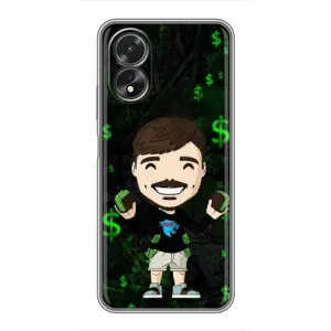 Чохол з принтом «Блогер Beast» для OPPO A17