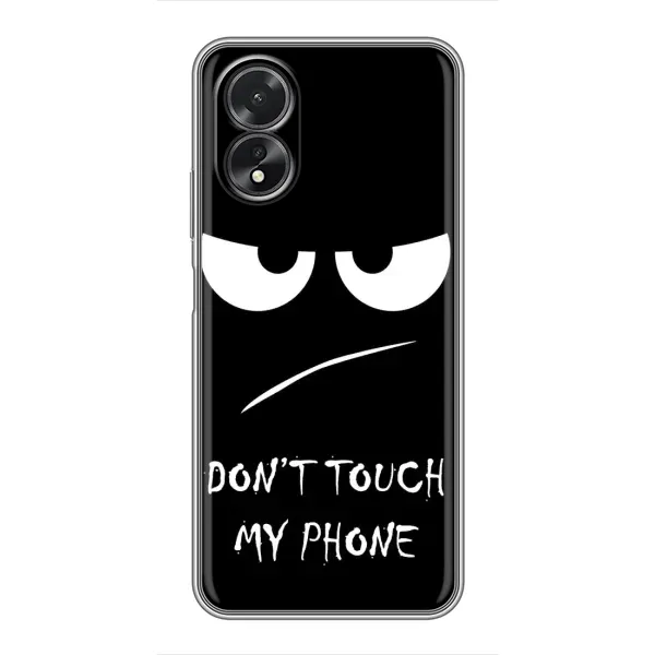Чехол с принтом «Dont Touch» для OPPO A17