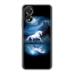 Чехол с принтом «Единорог» для OPPO A17