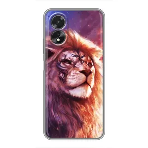 Чохол з принтом «Красочний Лев» для OPPO A17