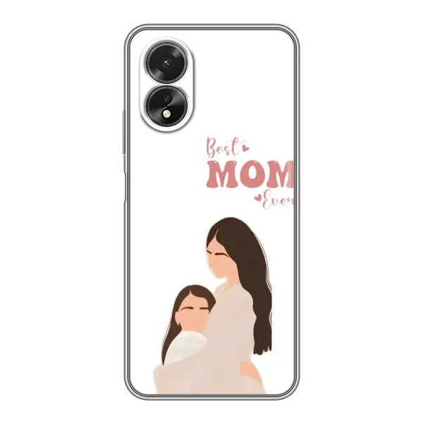 Чехол с принтом «Мама и дочка» для OPPO A17 Чехол с принтом «Мама и дочка» для OPPO A17