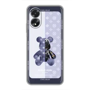 Чохол з принтом «Медведик LV» для OPPO A17