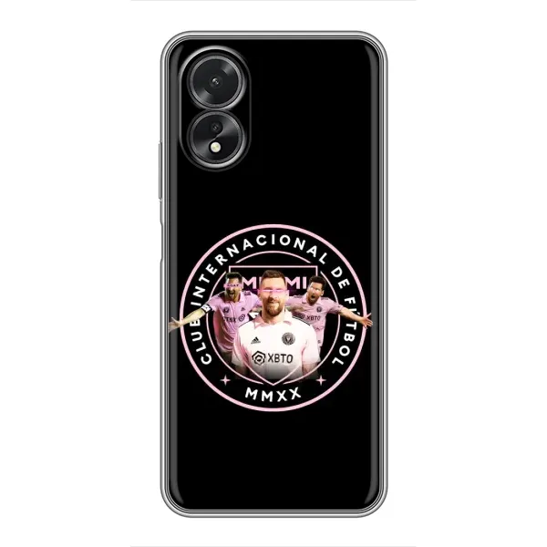 Чохол з принтом «Мессі в лого» для OPPO A17