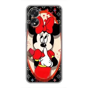 Чехол с принтом «Минни Маус ЛВ» для OPPO A17