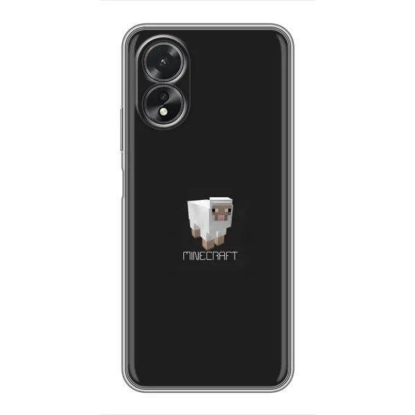 Чохол з принтом «Овечка Майнкрафт» для OPPO A17
