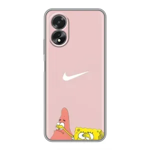 Чохол з принтом «Патрік і Губка» для OPPO A17