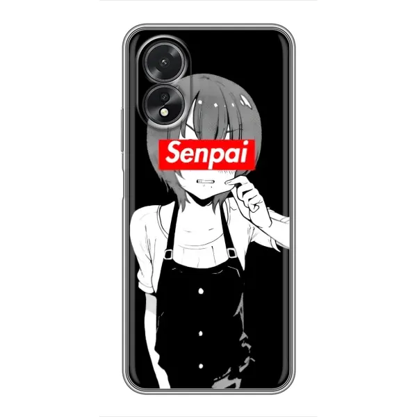 Чехол с принтом «Senpai» для OPPO A17 Чехол с принтом «Senpai» для OPPO A17