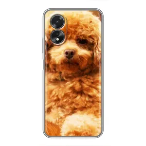 Чохол з принтом «Цуценя Бішон» для OPPO A17