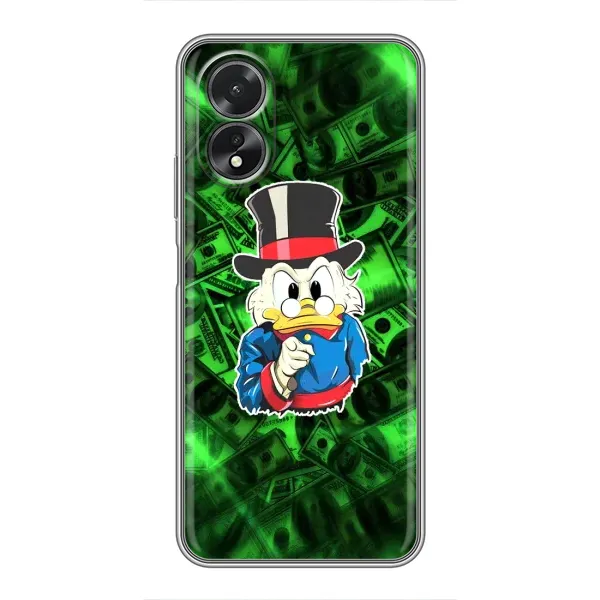Чехол с принтом «Скрудж МакДак» для OPPO A17