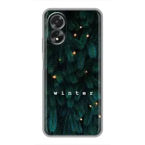 Новорічні, Святкові Чохли для Oppo A17 - 2024 год (Winter)