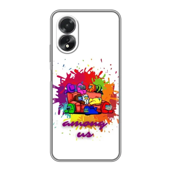 Чехол с принтом «Яркий АмонгАс» для OPPO A17