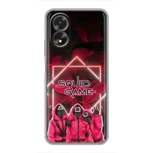 Чохол Гра в кальмара для Oppo A18 (Охоронці Гра кальмара)