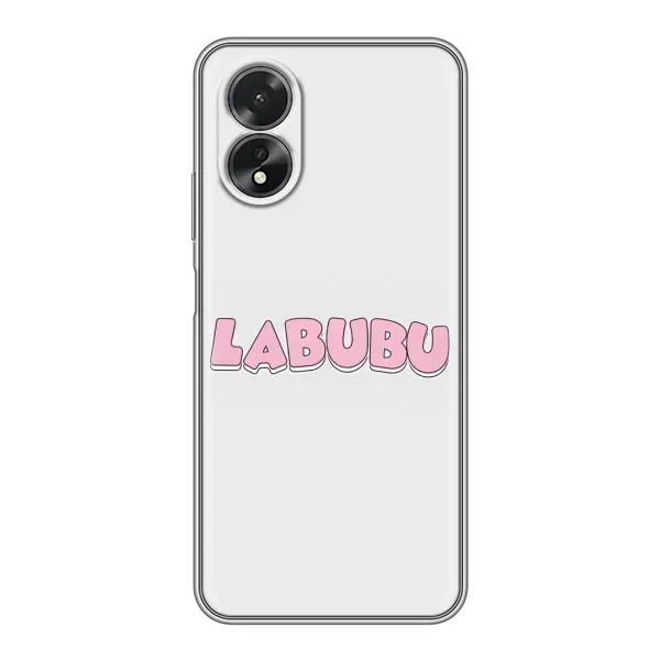 Чохол з принтом «Лого Лабубу» для OPPO A18 Чохол з принтом «Лого Лабубу» для OPPO A18