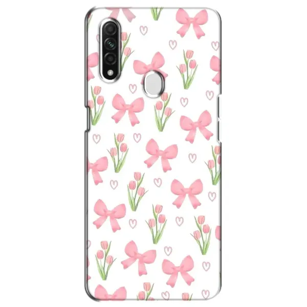 Чохол з принтом «Банти і квіти» для OPPO A31