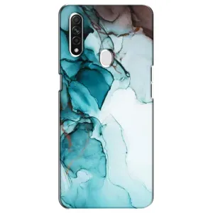Чохол з принтом «Бірюзовий мрамор» для OPPO A31
