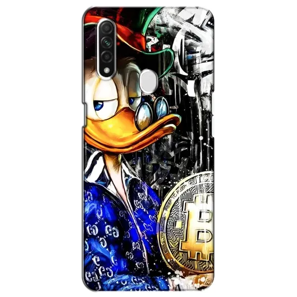 Чехол с принтом «Биткойн Скрудж» для OPPO A31
