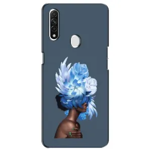 Чехлы (ART) Цветы на Oppo A31 (VPrint) (Квіти на голові)