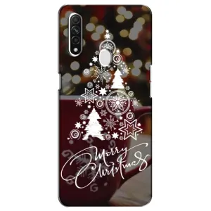 Різдвяні Чохли для Oppo A31 (VPrint) (Ялинка яскрава)