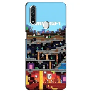 Чохол з принтом «фон Minecraft» для OPPO A31