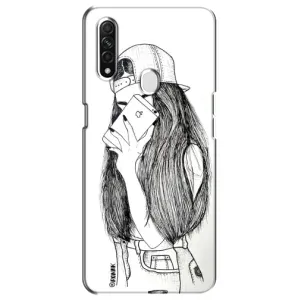 Чохол з принтом «Фото дівчини» для OPPO A31