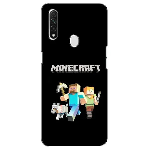 Чохол з принтом «герої Minecraft» для OPPO A31