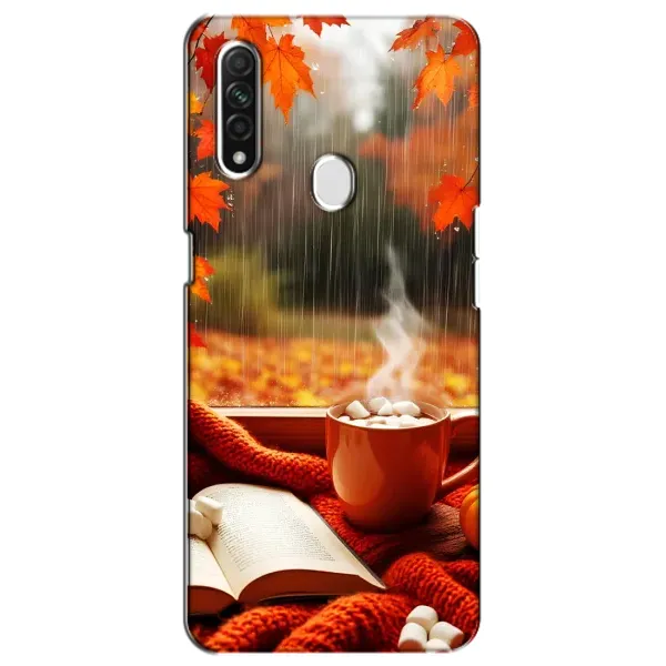 Чехол с принтом «Кофе и дождь» для OPPO A31